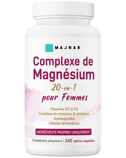 Complexe Magnésium 20-en-1 — Formule Femme